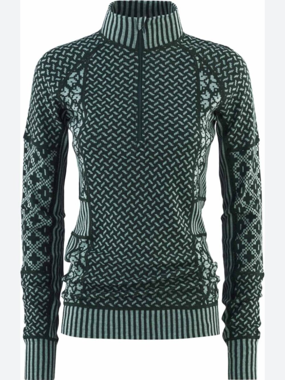 Kari Traa Smekker Half-Zip 100% Merino Wool Base Layer | XS
